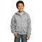 Port & Company® Youth Core Fleece Full-Zip Hooded Sweatshirt